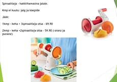Spiraalitaja hakklihamasina jalale